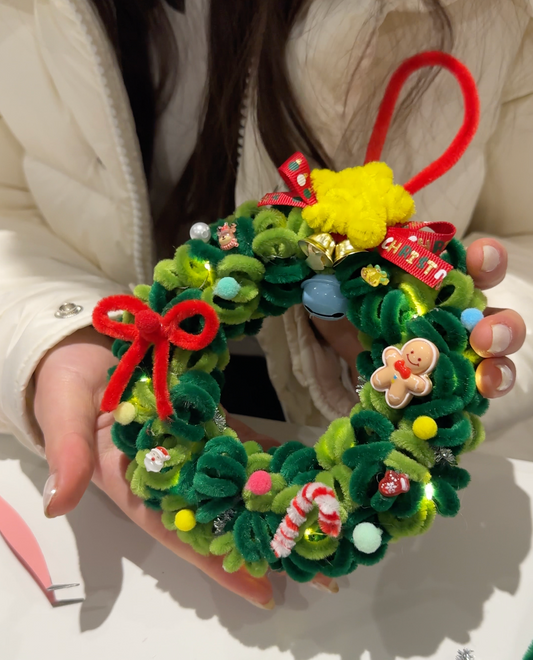 Christmas Wreath DIY Workshop ❤️ With Free Matcha