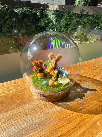 Easter Workshop - Twist Stick Mini Bunny Terrarium DIY ❤️ with FREE Matcha Drink