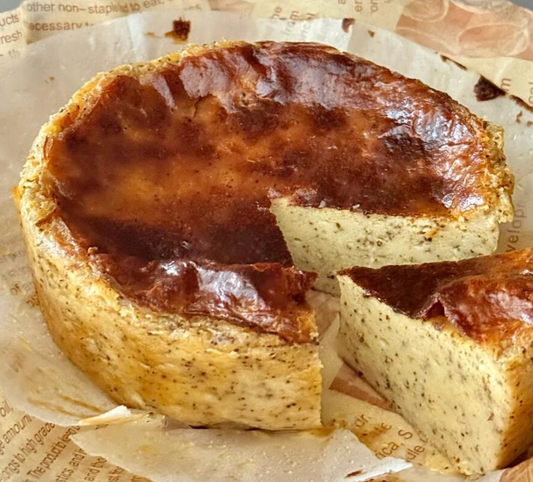Earl Grey Basque cheese cake