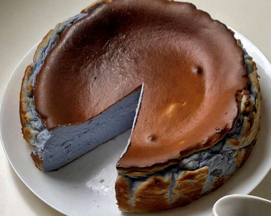 Black Sesame Basque cheese cake