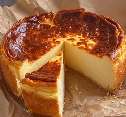 Mango Basque cheese cake